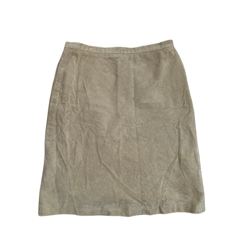 Vintage Escada Sport Corduroy A-line Cream Skirt Size 38 US 8 Western Career